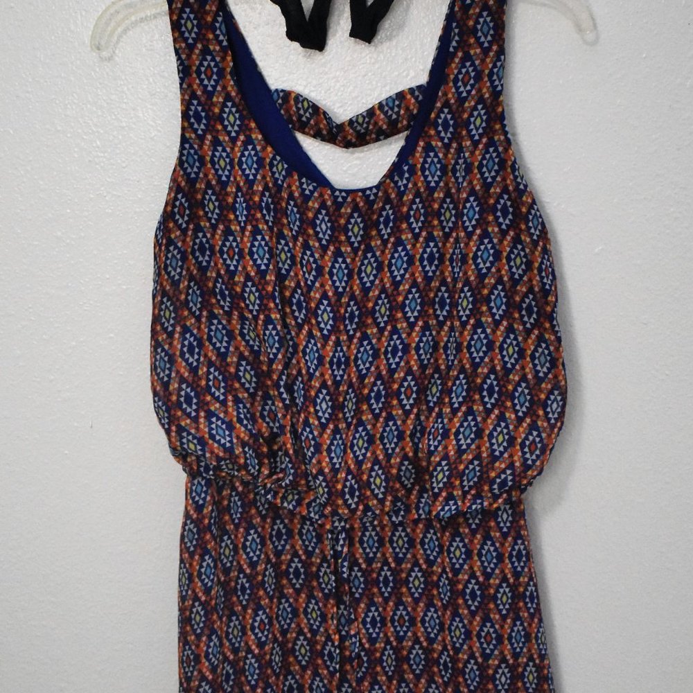Patterned Mini Dress - Picture 2 of 5